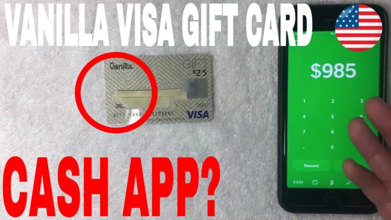 Can You Use Cash App With a Visa Gift Card