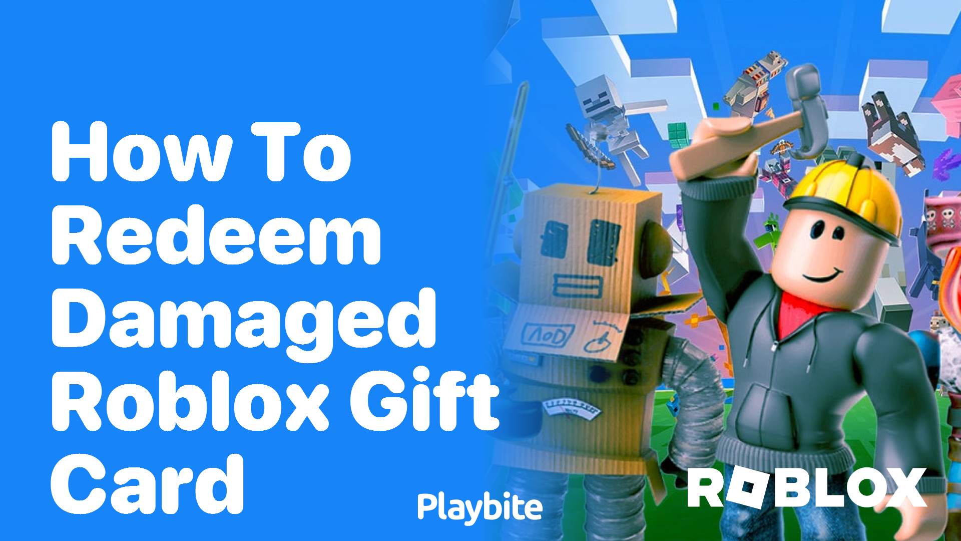 What to Do If Your Roblox Gift Card Code is Damaged