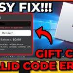 What to Do If Your Roblox Gift Card is Not Working