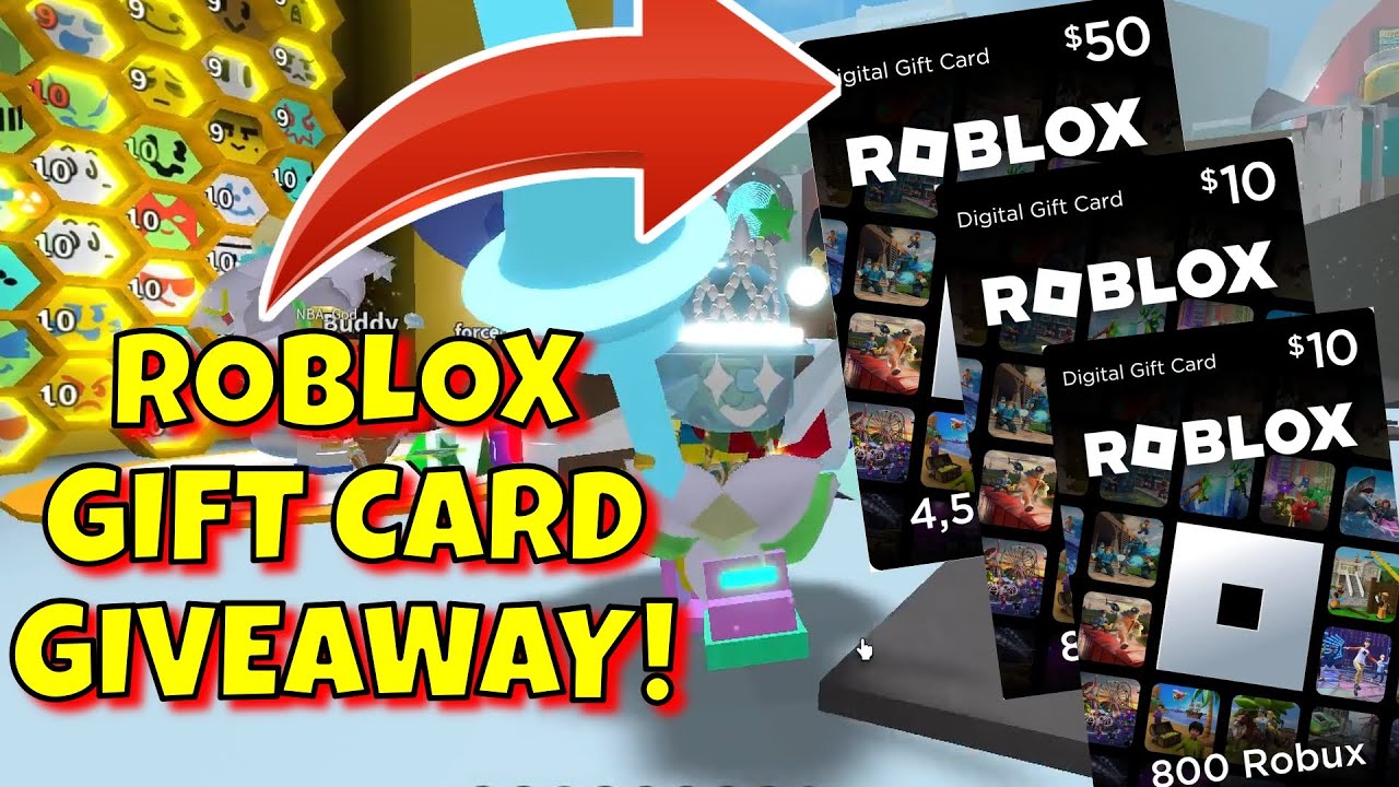 Roblox Gift Card Giveaway