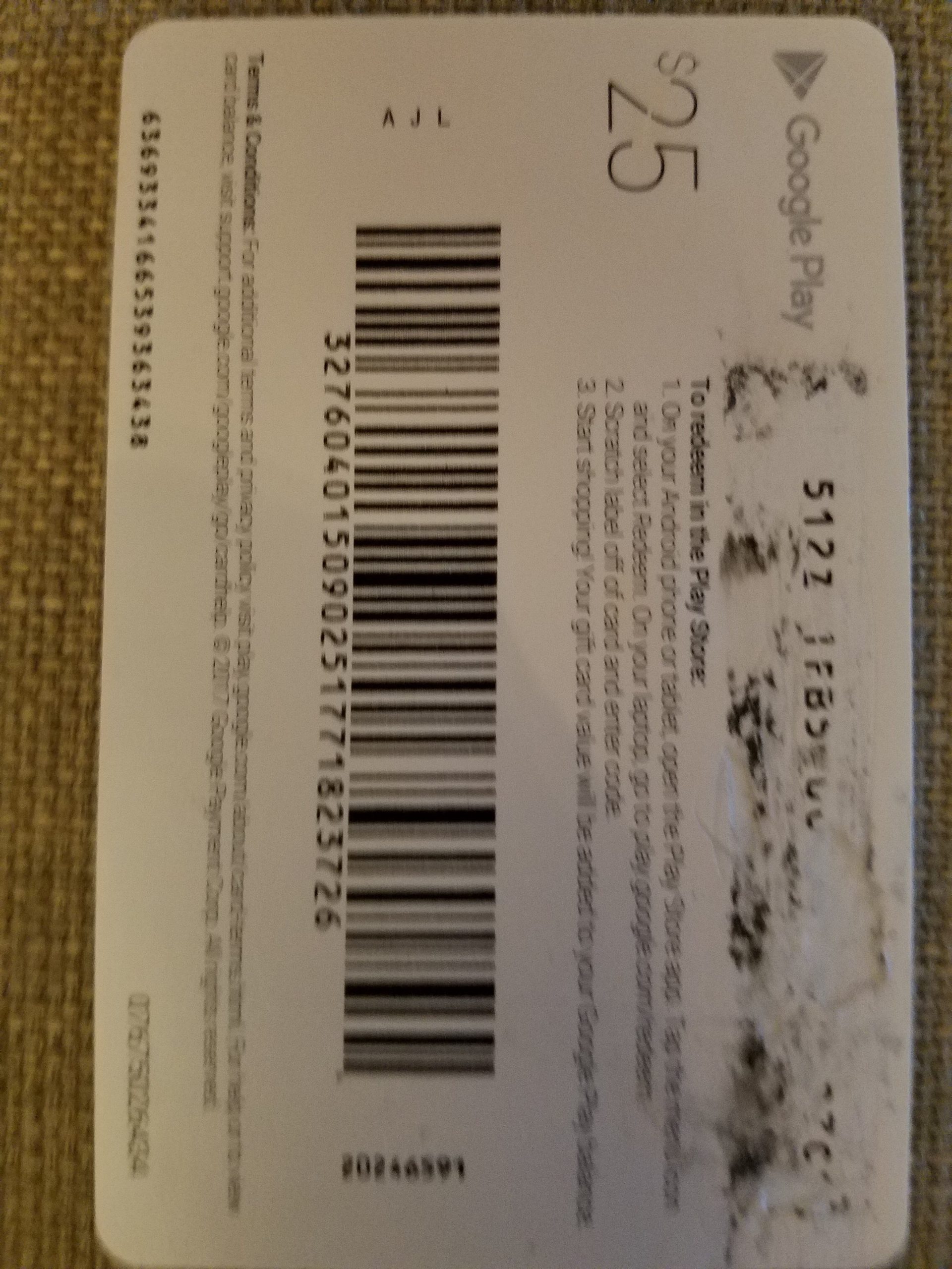 Google Play Gift Card Code