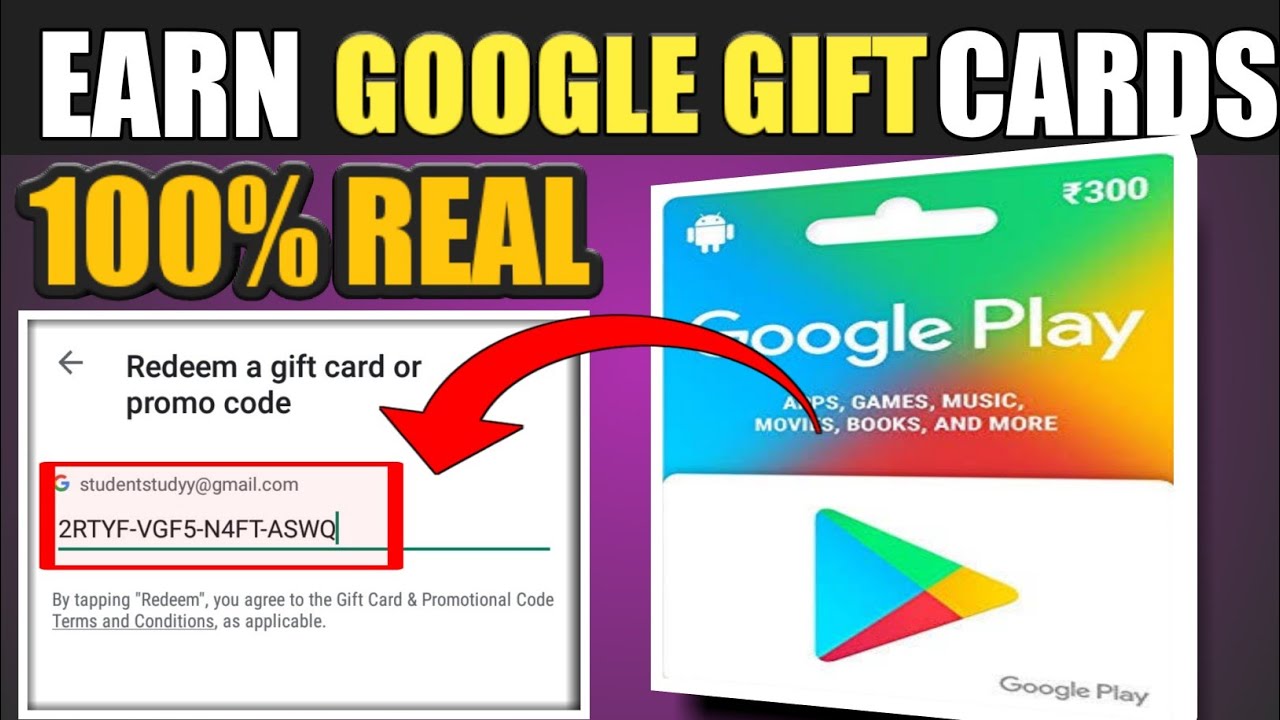 Google Play Gift Card Code Unlimited