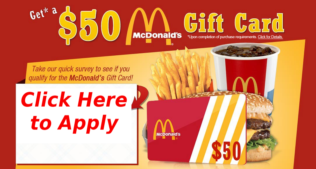 Mcdonald Gift Card Giveaway