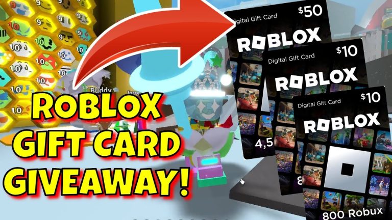 Roblox Giftcard Giveaway