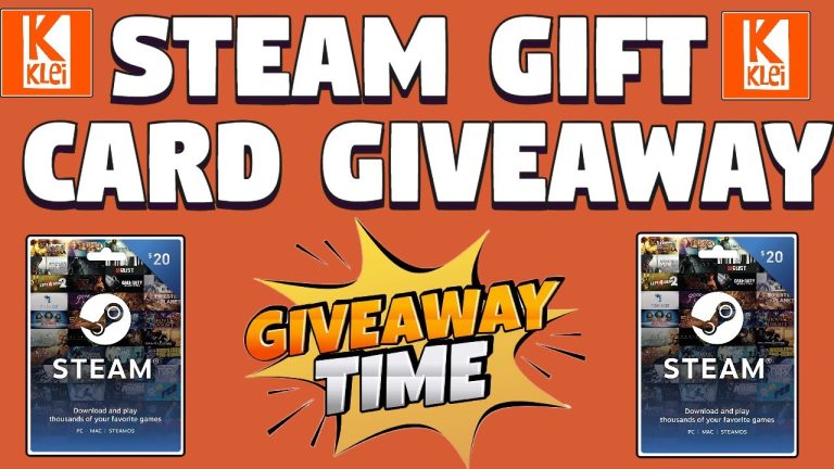 Steam Gift Card Giveaway