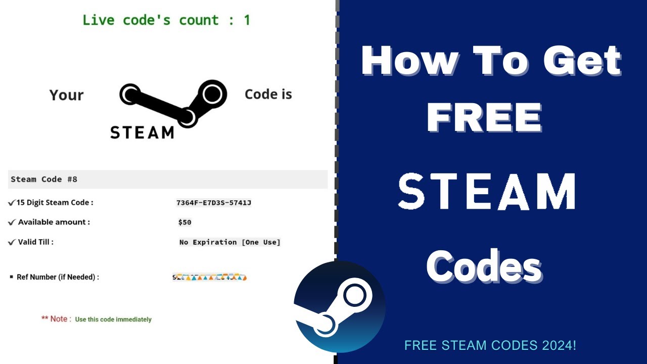 Steam Gift Cards Codes