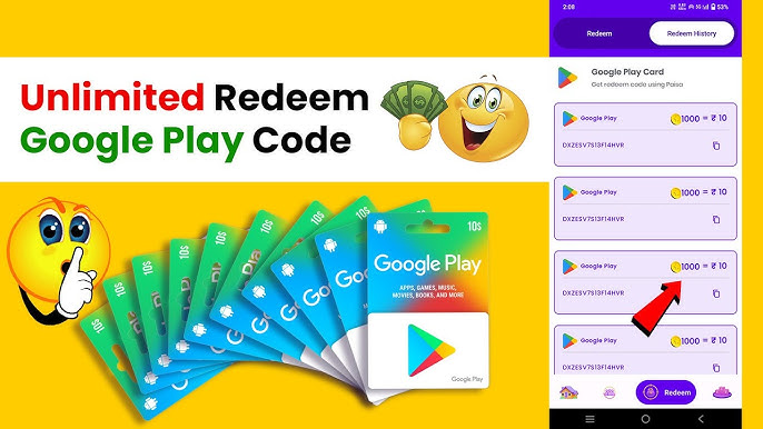 Unlimited Google Play Gift Card