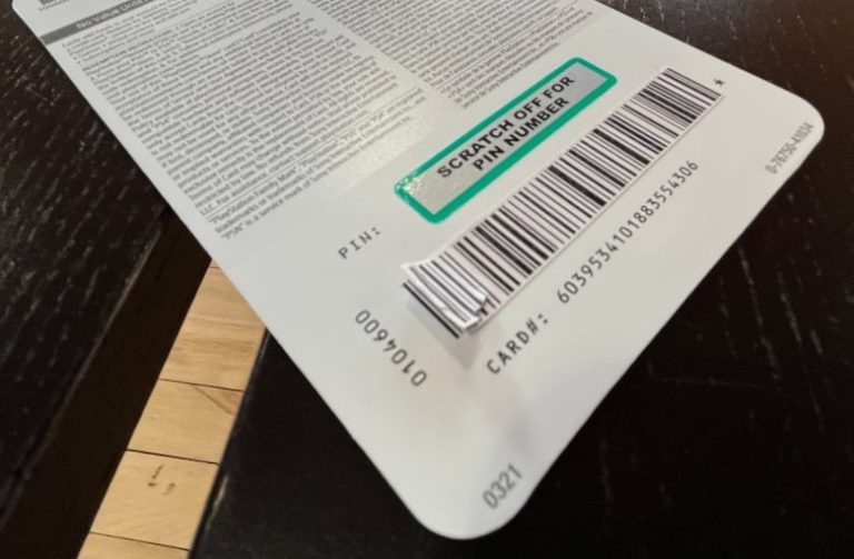 Walmart Gift Card Code