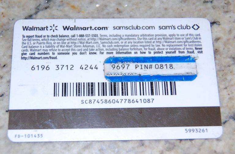 Walmart Gift Card Codes